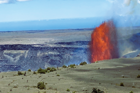 キラウエア博士ナイトツアー　世界遺産キラウエア火山国立公園と星空見学